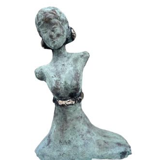 Bronzeskulptur Lady af Charlotte Tønder