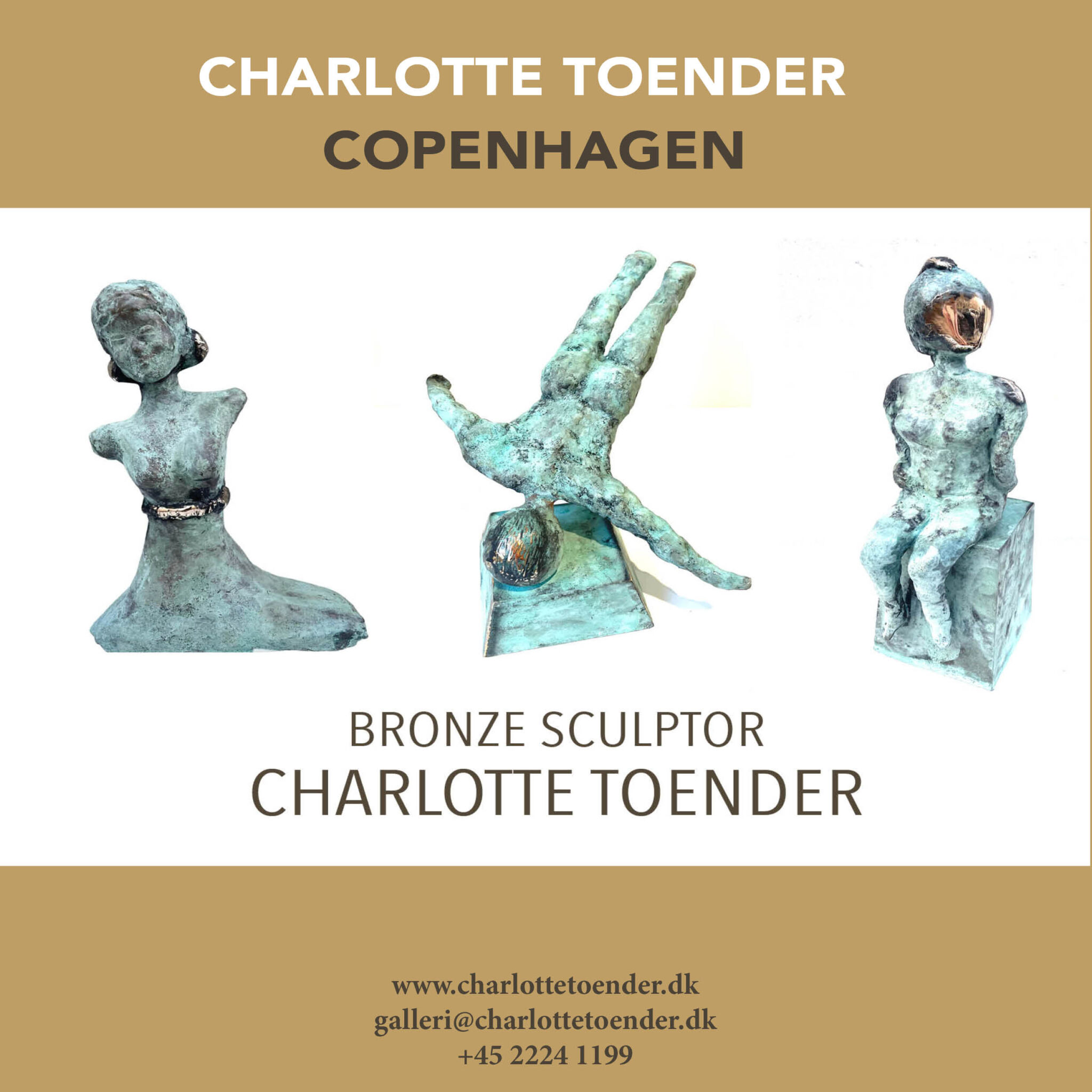 UK Brochure af Charlotte Toender skulpturer