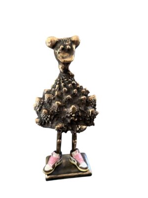 BRONZESKULPTUR AF CHARLOTTE TØNDER